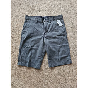Volcom Vmonty Stretch Chino Shorts Charcoal Heather Gray 31